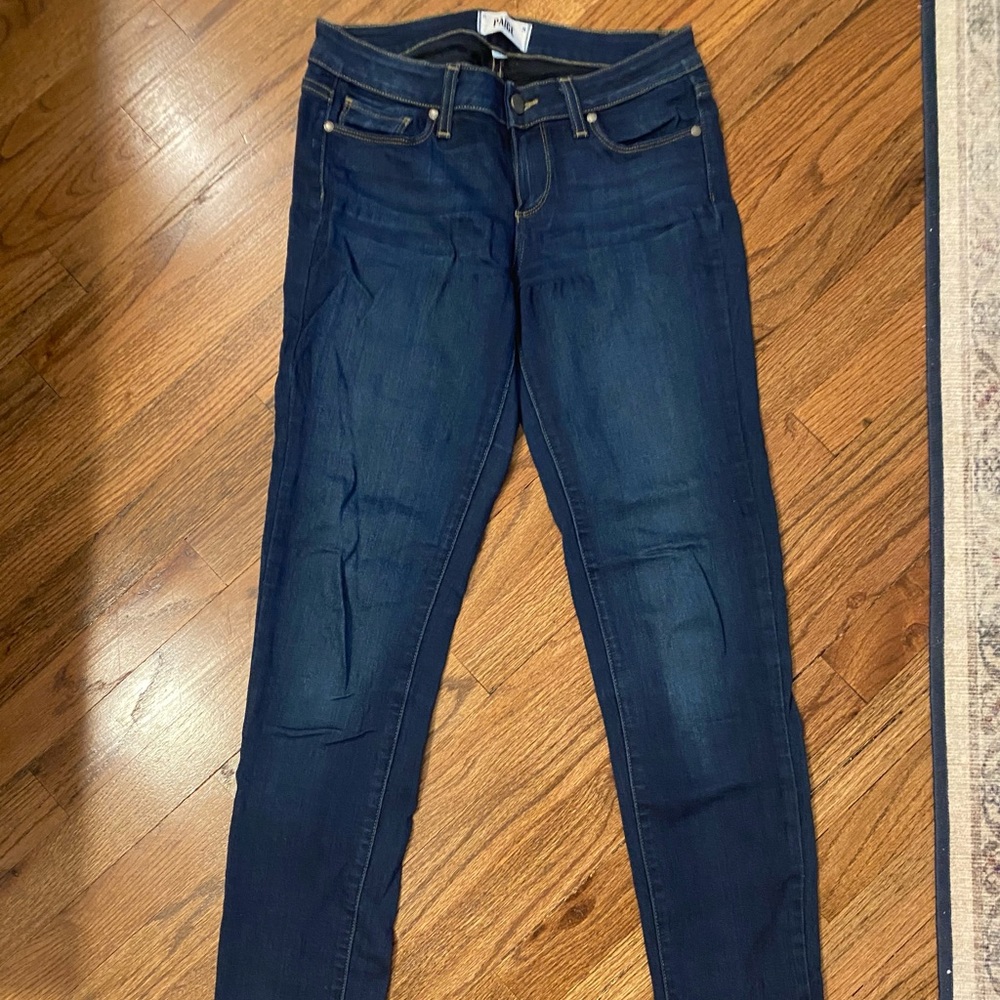 Dark Paige Skinny Jeans